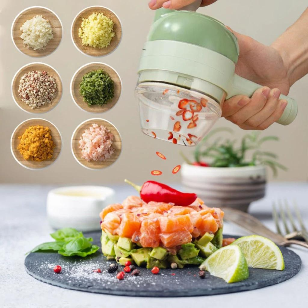 Cortador de Alimentos Eléctrico Portátil