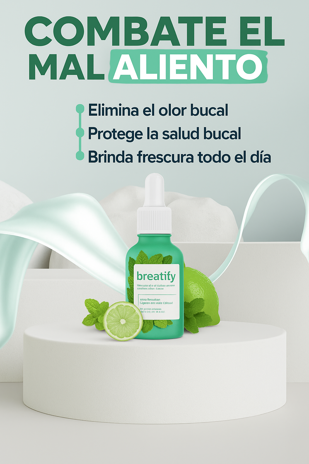DESPÍDETE DEL MAL ALIENTO BREATIFY + ENVÍO GRATIS