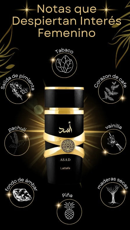 ASAD Perfume Instinto Seductor 100 Ml