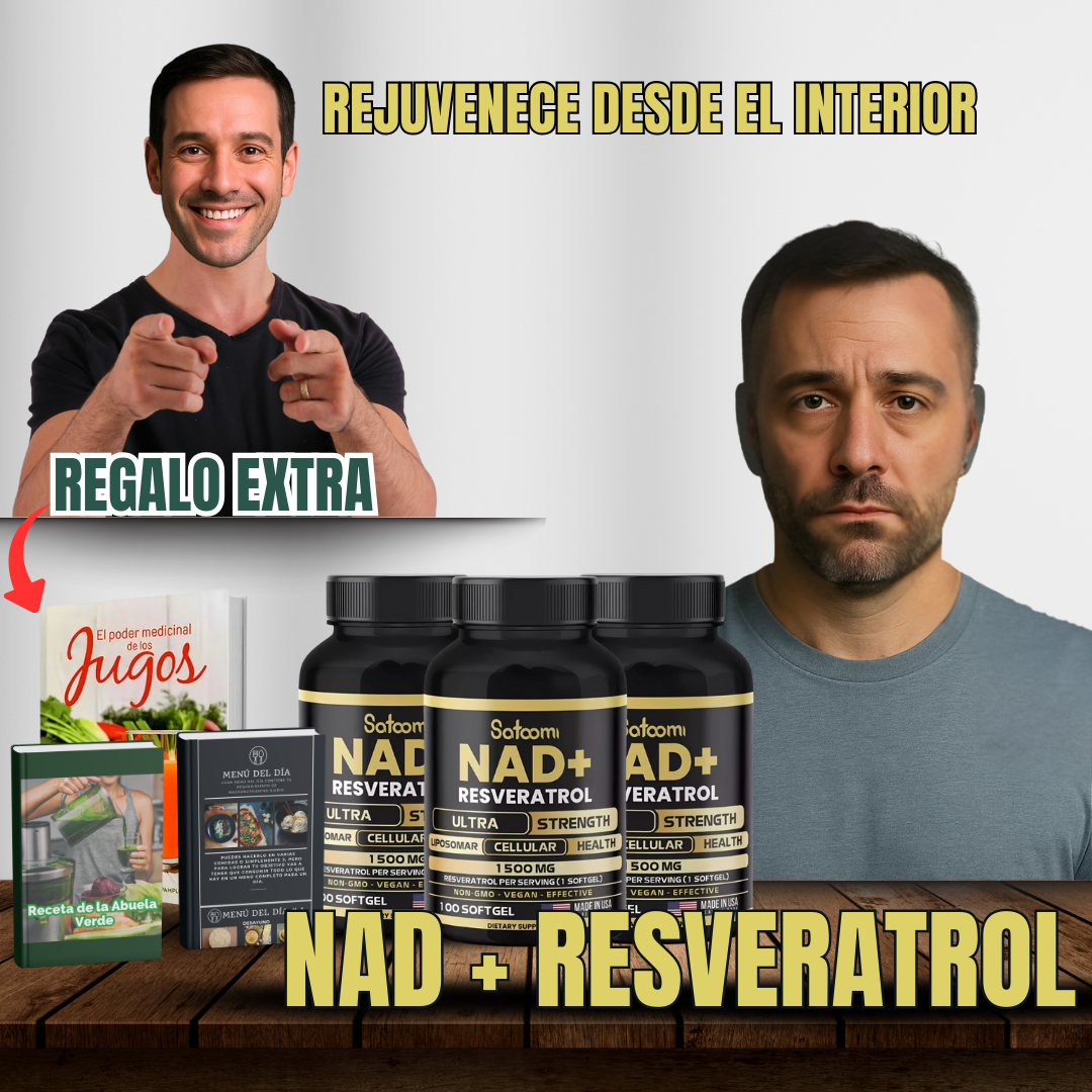 ✨ NAD+ + Resveratrol 💪 Energía, Juventud y Vitalidad ✨